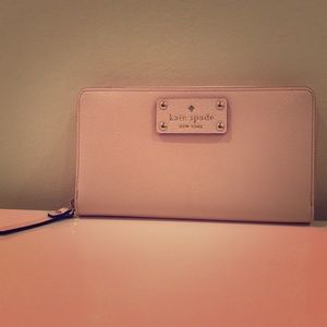 SOLD Kate Spade (New York) blush pink wallet